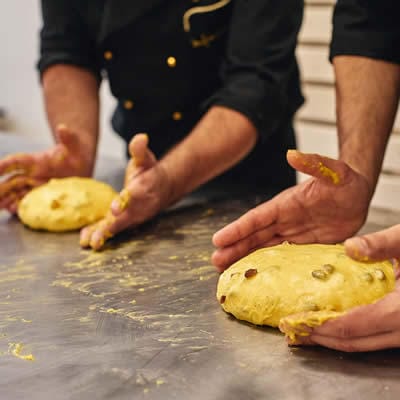 Our hands are always in the dough.