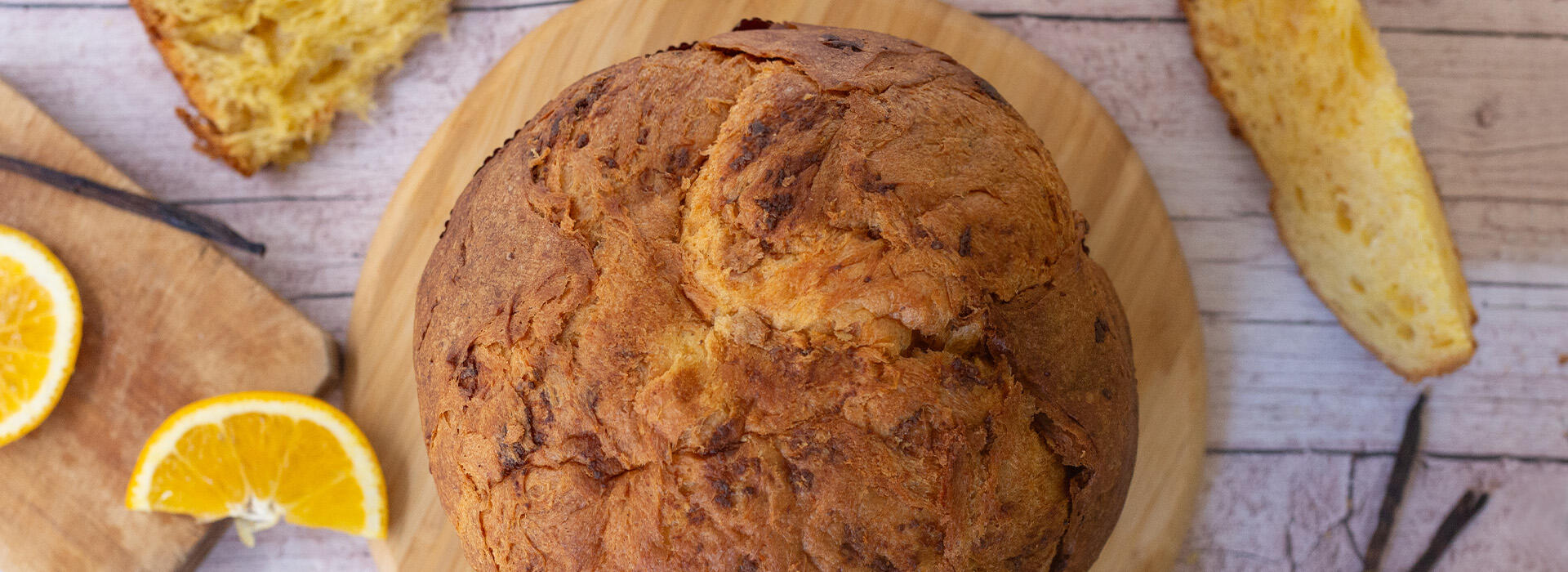 Il Panettone artigianale senza canditi
